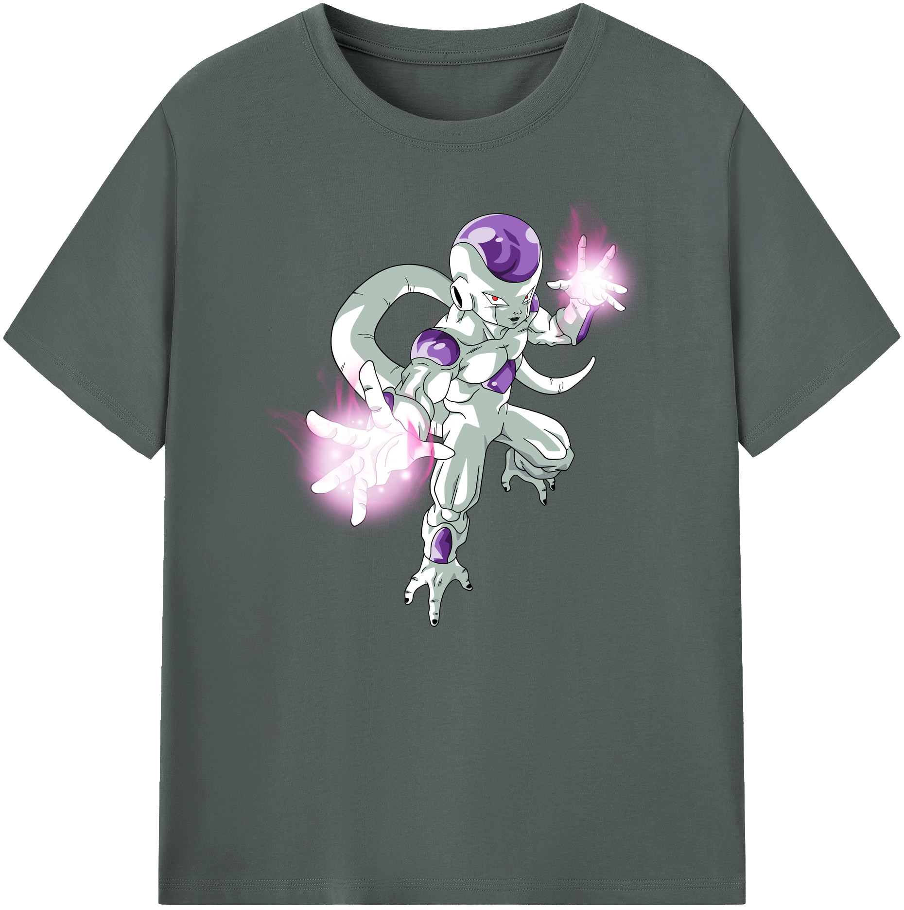 （画像用） ドラゴンボール フリーザ DRAGON BALL Frieza 綿100％ メンズ半袖Tシャツ｜肌触りやわらか＆通気性